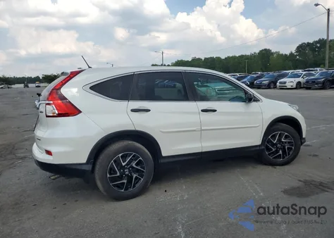 2016 Honda Cr-V Se z USA, uszkodzony, nr VIN 5J6RM4H47GL115403